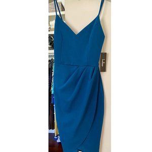 Lulus NWT Blue Teal Bodycon dress